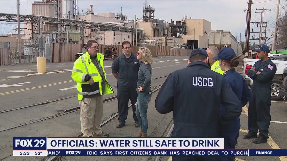 Tap water deemed 'safe' to drink, use in Philadelphia at least through Tuesday afternoon, officials say